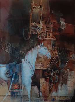 ILLUSION AND REALITY Solo Show Of Paintings By Renowned Artist Pradip Maitra In Jehangir Art Gallery