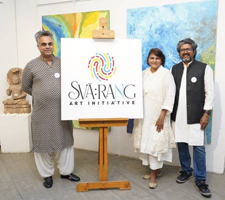 COSMIC IMPRINTS By Kanchan Todi Unveiled: A Stellar Beginning By Svarang Art Initiative At The Bombay Art Society