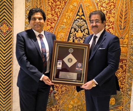 Dr. Sandeep Marwah Honored For Promoting Global Relations Through Art And Culture